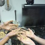 Oh those messy hands make for sweet cake!