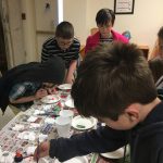 Decorating Ornaments for our tree